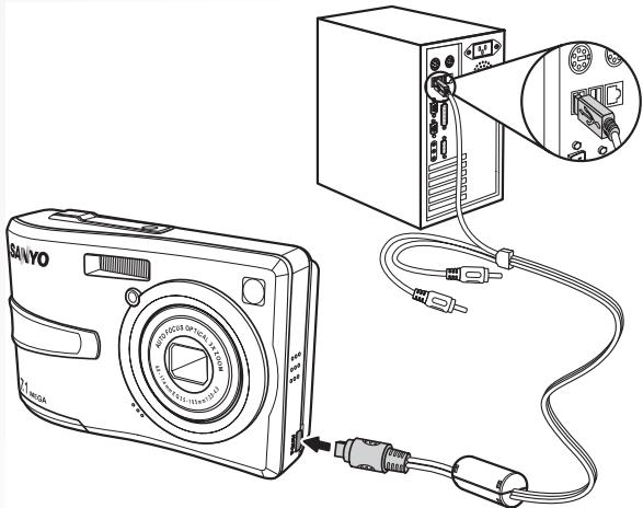 SANYO VPC-S770BK - Transferring Photos/Videos to your PC - 1