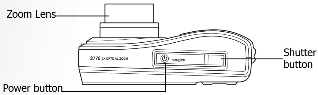 SANYO VPC-S770BK - Top View - 1