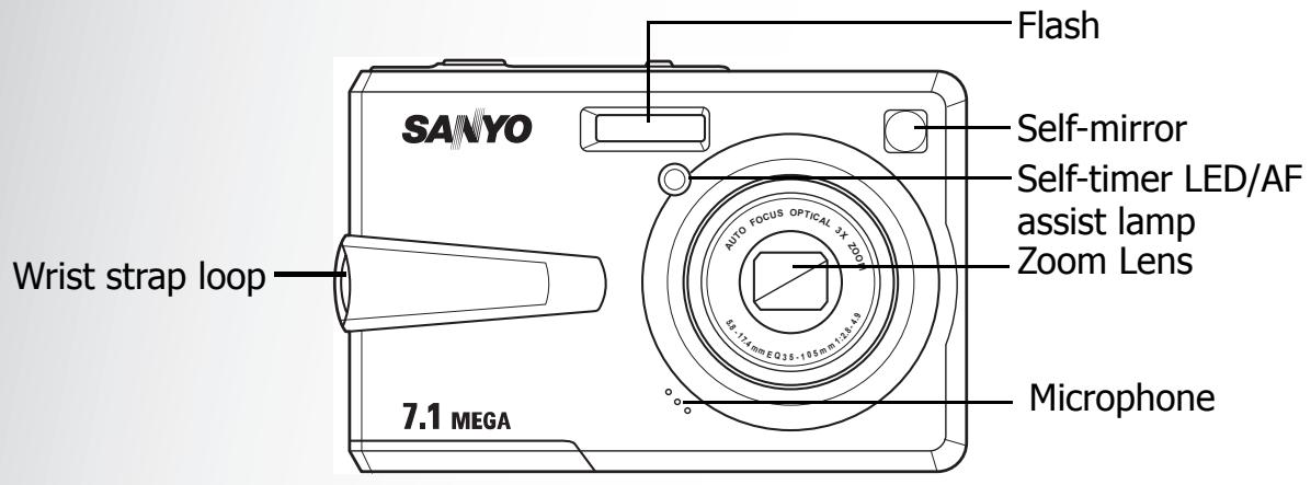 SANYO VPC-S770BK - Front View - 1