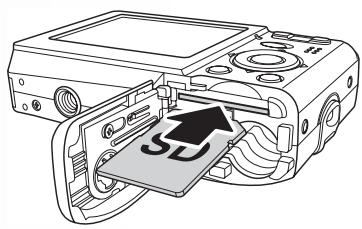 SANYO VPC-S770PU - Inserting an SD/MMC Memory Card - 3