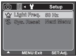 SANYO VPC-S880P - Setup Menu - 4