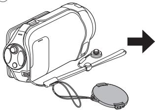 SANYO VPC-SH1BK - Lens cap - 3