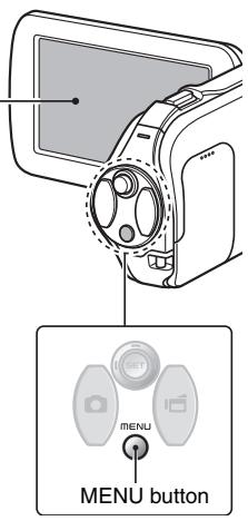 SANYO VPC-SH1BK - Accessing/exiting the SIMPLE/NORMAL Mode Menu Screen - 3