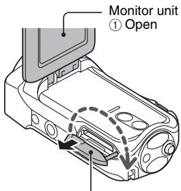 SANYO VPC-SH1BK - INSTALLING THE CARD - 1