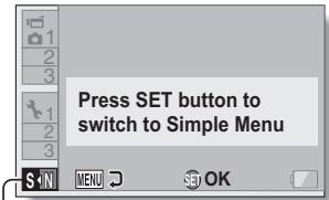 SANYO VPC-SH1GX - Select the operating mode icon, and press the SET button. - 2
