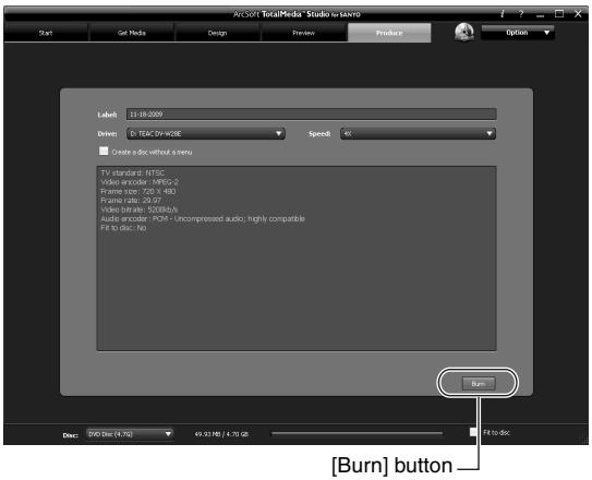 SANYO VPC-SH1GX - Click the [Produce] tab. - 1