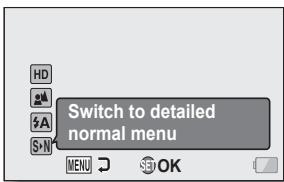 SANYO VPC-SH1PX - Accessing/exiting the SIMPLE/NORMAL Mode Menu Screen - 1