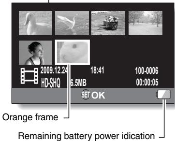 SANYO VPC-TH1BL - Select the image to play back. - 3