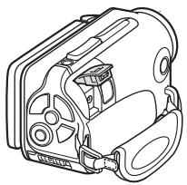 SANYO VPC-WH1BL - Connect the AC adaptor to the camera. - 2