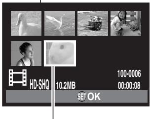 SANYO VPC-WH1EX - Select the image to play back. - 2
