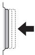 SANYO XACTI VPC-HD2000 - ② Continue d'appuyer doucement mais complètement sur le bouton [ ] - 2