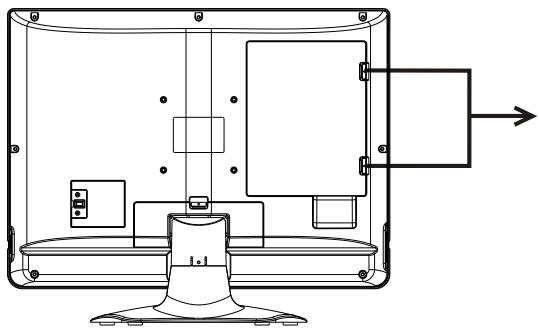 SANYO AVL-193 - Removing the Back Cover - 1