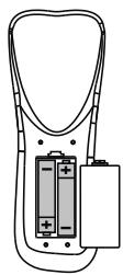 SANYO AVL-193 - Batteries for the Remote Control - 2