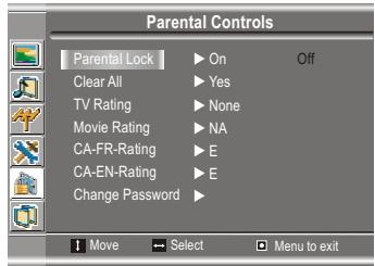 SANYO AVL-193 - Clear Parental Control Settings - 2
