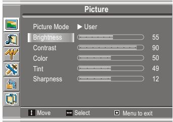 SANYO AVL-193 - Customizing the Picture - 1