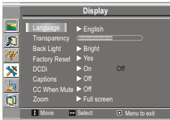 SANYO AVL-193 - Selecting a MENU Language - 1