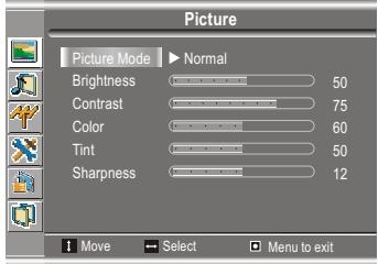 SANYO AVL-193 - Using the Preset Picture Mode - 1