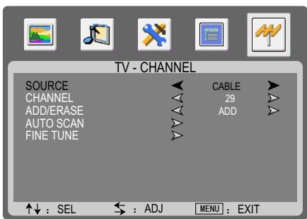 SANYO AVL-2610 - Manual Fine Tuning - 1