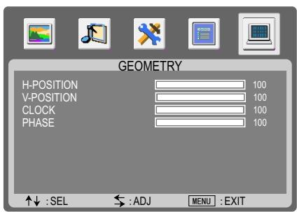 SANYO AVL-2610 - Adjusting Image Geometry - 2