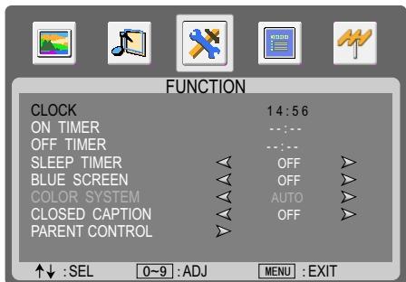 SANYO AVL-2610 - Setting Clock Time - 1