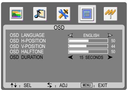 SANYO AVL-2610 - Setting OSD Timeout - 3