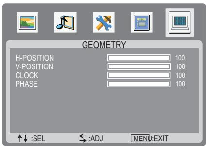 SANYO AVL-3211 - Adjusting Image Geometry - 2