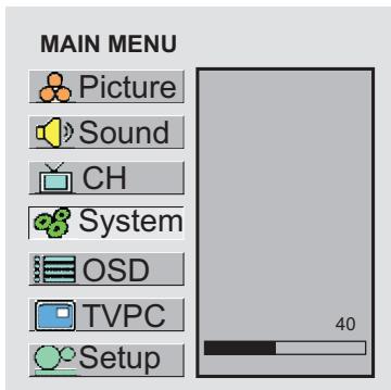 SANYO AVL-408 - Adjusting Screen Aspect - 1
