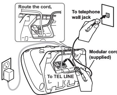 SANYO CAS-D6325 - Step 4 Connect to the Phone Line - 1