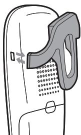 SANYO CAS-D6325 - Installing the Belt Clip - 1