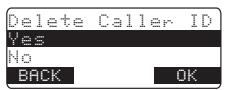 SANYO CLT-D5880 - Deleting Information from the Caller ID List - 1