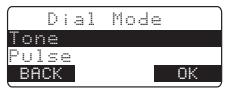 SANYO CLT-D5880 - Setting the Dial Mode - 1