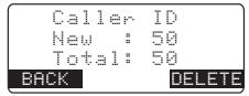 SANYO CLT-D5880 - Deleting all Caller ID names/numbers - 1