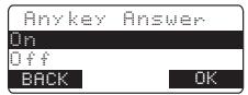 SANYO CLT-D5880 - Setting the Anykey Answer - 1