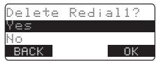 SANYO CLT-D5880 - Deleting a Redial Record - 1