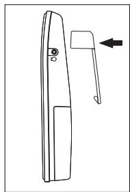 SANYO CLT-D6614 - Belt clip installation - 1
