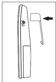 SANYO CLT-D6620 - Belt clip installation - 1