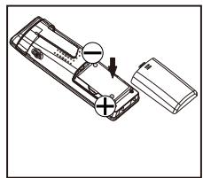 SANYO CLT-D6622 - To install a replacement handset battery pack: - 2