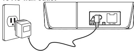 SANYO CLT-D6622 - Connecting the base unit - 1