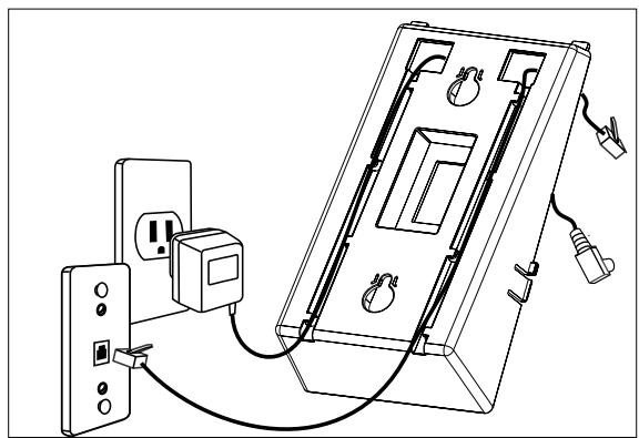 SANYO CLT-D6720 - Wall mounting the base unit - 1