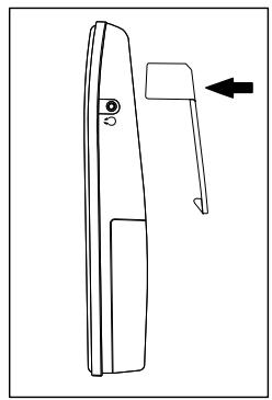 SANYO CLT-D6720 - Belt clip installation - 1