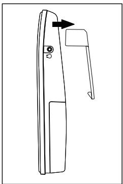 SANYO CLT-D6720 - Belt clip installation - 3