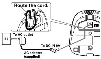 SANYO CLT-E23 - Connecting the Charger - 1