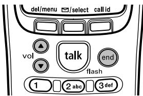 SANYO CLT-E23 - Adjusting the Handset Ringer, Earpiece and Speaker Volume - 1