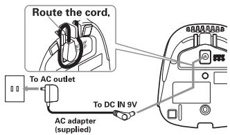 SANYO CLT-E33 - Connecting the Charger - 1