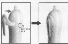 SANYO CLT-J80 - Belt clip installation - 2