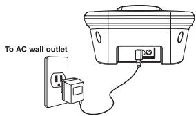 SANYO CLT-U20 - Connecting the charger and charging the handset (For CLT-U12, CLT-U22, CLT-U32) - 1