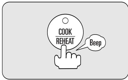 SANYO ECJ-D100S - Press the COOK/REHEAT button. - 1
