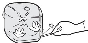 SANYO ECJ-D100S - - Do not insert any foreign objects into appliance openings or outlets. - 2