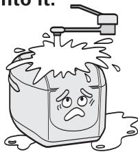 SANYO ECJ-D55S - - Do not immerse the appliance in water and do not pour water onto it. - 2