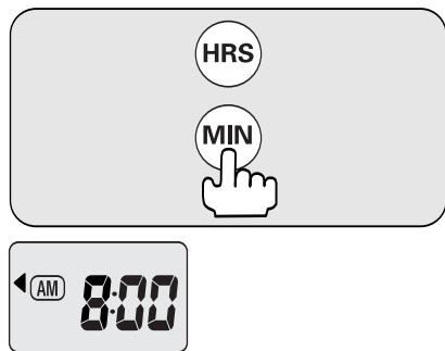 SANYO ECJ-D55S - HOW TO SET THE CLOCK - 3
